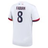 Virallinen pelipaita Paris Saint-Germain Fabian Ruiz 8 Vieras 2024-25 Lyhythihainen - Miesten